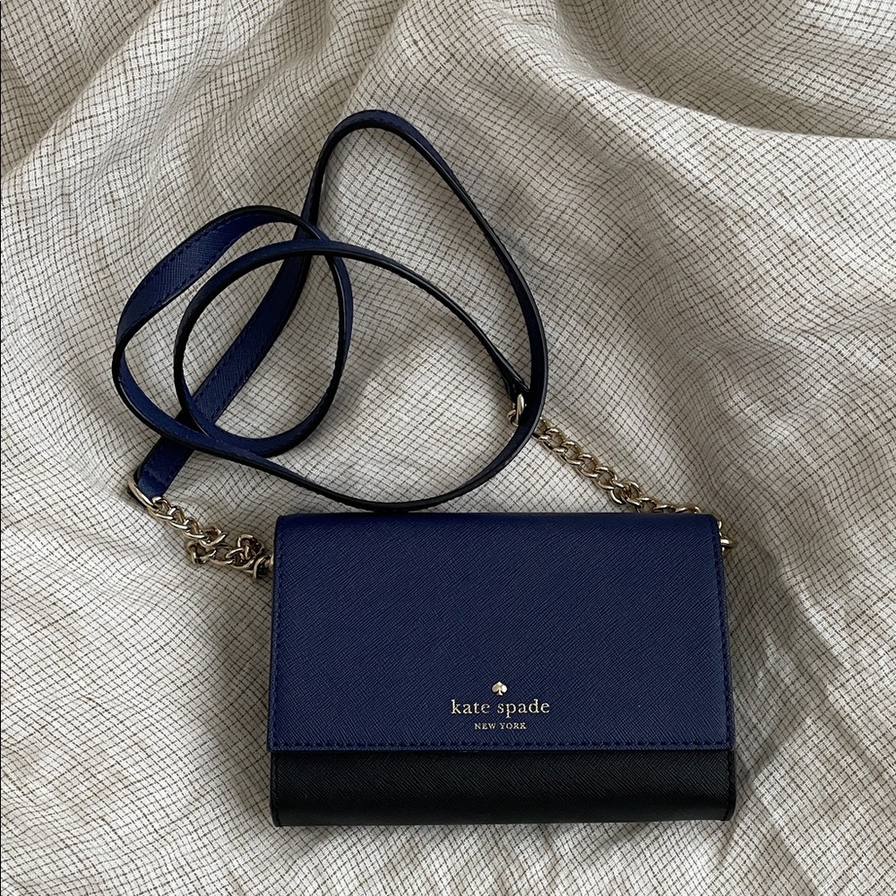 Kate Spade mini leather crossbody shoulder bag clutch